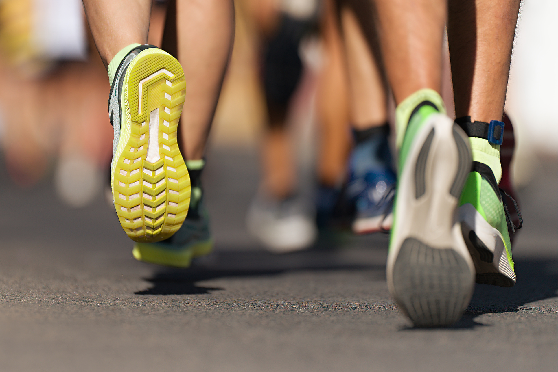 Marathon running race
