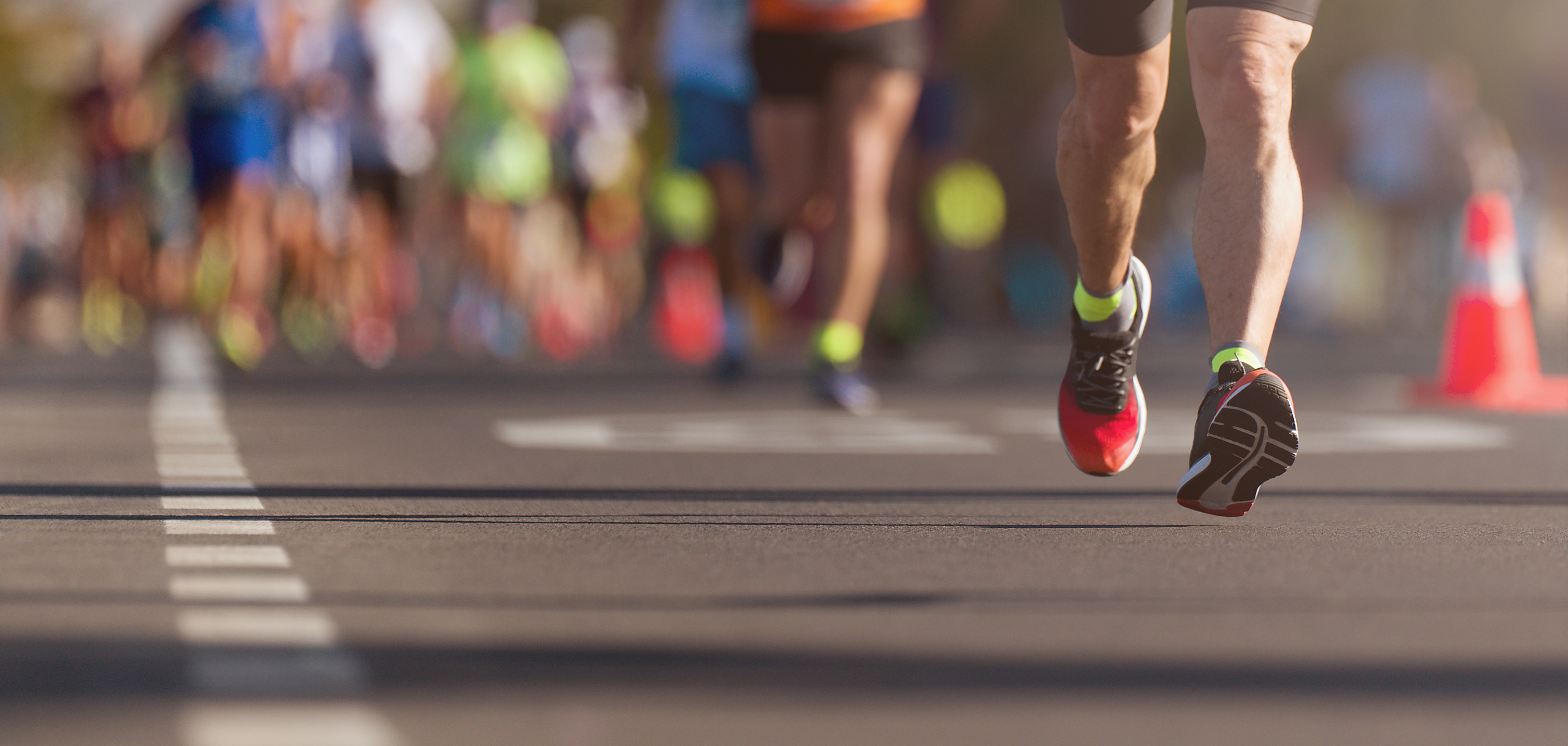 Marathon running race